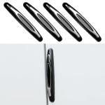 4PCS Car Door Edge Guards, Auto Side Door Protector Car Door Self Adhesive Anti-Collision Trim Strip, Universal Car Body Anti-Scratch Bumper Guard for Car SUV Truck (Black)
