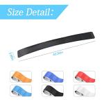 Car Rear Bumper Protector Guard, Carbon Fiber Anti-Scratch Sticker to Protect Car Door Edge, Trunk Sill Door Entry Trim Cover Guards, Exterior Accessories Universal for Most Cars, SUVs (Black)