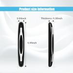 4PCS Car Door Edge Guards, Auto Side Door Protector Car Door Self Adhesive Anti-Collision Trim Strip, Universal Car Body Anti-Scratch Bumper Guard for Car SUV Truck (Black)