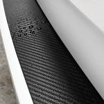 Car Rear Bumper Protector Guard, Carbon Fiber Anti-Scratch Sticker to Protect Car Door Edge, Trunk Sill Door Entry Trim Cover Guards, Exterior Accessories Universal for Most Cars, SUVs (Black)