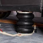 VEVOR Air Jack, 3T / 6600 lbs Triple Bag Air Jack, Airbag Jack with Six Steel Pipes, Lift up to 17.7 inch/450 mm, 3-5 s Fast Lifting Pneumatic Jack, with Long Handles for Car, Garage, Repair