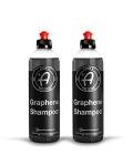 Adam's Polishes Graphene Shampoo - Ceramic Coating Infused Car Wash Soap - Powerful Cleaner & Protection - pH Neutral, High Suds For Foam Cannon, Foam Gun, Or Detailing Bucket (2 Pack)
