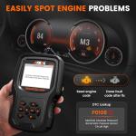 ANCEL AD530 OBD2 Scanner Diagnostic Tool, Universal Check Engine Code Reader with Live Data, Car Diagnostic Tool with Upgraded Battery Tester & All OBD2 Functions for 1996+ Vehicles, Upgraded AD310