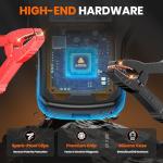 ANCEL AD410 PRO OBD2 Scanner and Battery Tester,2-in-1 Car Diagnostic Tool,Check Engine Light,EVAP Test,Live Data,6V/12V Battery Analyzer with Cranking & Charging System Test for Car Motorcycle