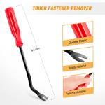 GOOACC 130PCS Car Bumper Retainer Clips & Nylon Fasteners Push Retainer Kit 6 Most Popular Sizes with 1 Fastener Remover Car Fender Replacement for Honda