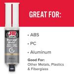 J-B Weld BumperWeld, Tan, Bumper Repair, Syringe w/Static Mixer