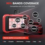 LAUNCH CRP123I V2.0 Elite OBD2 Scanner Diagnostic Tool, 2025 New Code Reader for Cars and Trucks, Engine ABS SRS Transmission Car Scanner, Lifetime Free Update, Oil/EPB/DPF/SAS/BMS Throttle Relearn