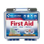 First Aid Only 91249 On-The-Go All-Purpose Emergency First Aid Kit for Car, Travel, Home and Business, 105 Pieces