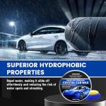 SHIELDOM Car Wax Polish Ceramic Coating Carnauba Wax Extra Gloss Paint Sealant Polishing Long Lasting Shine Hydrophobic for Cars, Trucks, SUVs, RVs with Microfiber Towel & Applicator Pad - 3.5oz/100g