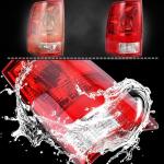 Tail Lights Assembly Fit Dodge Ram 1500 2009 2010 2011 2012 2013 2014 2015 2016 2017 2018 Dodge Ram 2500 3500 Rear Brake Lamp Turn Signal Back Up Taillight Left Driver Right Passenger Side Red Lens
