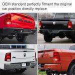 Tail Lights Assembly Fit Dodge Ram 1500 2009 2010 2011 2012 2013 2014 2015 2016 2017 2018 Dodge Ram 2500 3500 Rear Brake Lamp Turn Signal Back Up Taillight Left Driver Right Passenger Side Red Lens