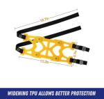 Jeremywell 6 PCS Car Snow Chains for TWO TIRES Emergency Anti Slip for Most Cars/SUV/Trucks, Winter Universal Security Chains Tire Width 165mm-275mm/6.5-10.8'', Amazing Traction Thickening Durable