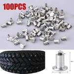 for Studs for Tires 100pcs 9mm/0.35" Wheel Tyre Stud Screws Tire Spikes for Car Auto SUV ATV marrkey tire Stud