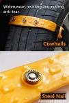 Snow Chains for SUV Car Anti Slip Adjustable Universal Emergency Thickening Anti Skid Tire Chain,Winter Driving Security Chains,Traction Mud Chains for Tire Width 7.2-11.6",10 Pcs