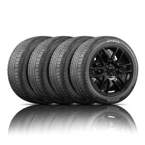 Set of 4 (Four) Travelstar UN99 All Season 195/65R15 91H All Season Radial Passenger Car Tire 195/65/15 - Includes Road Hazard Warranty (Tire Only)