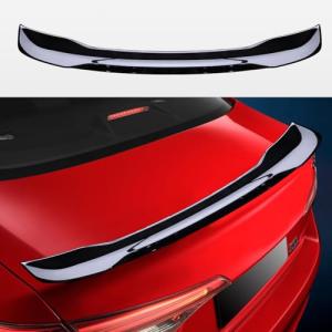 Spoiler for Civic Sedan 2025-2022 Without Drilling ABS Rear Trunk Spoiler Wing for Civic Sedan Hybrid (Glossy Black)