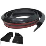 Universal Car Rear Spoiler Exterior 4.9ft/1.5m Length Black Trunk Spoiler Lip Kit Rear Spoiler Kit Universal Fits for Most Cars Punch-Free Installation