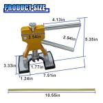 LAINLOY 25PCS Car Dent Puller Kit, Car Body Dent Repair Tools, Paintless Dent Lifter Repair Tool Puller with 18 Tabs, Auto Dent Removal Kit for Car DIY Body Work