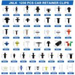 1365Pcs Car Push Retainer Clips Body Clips Plastic Fasteners Kit Fender Rivet Clips 44 Most Popular Sizes Nylon Auto Push Pin Rivets Set for Toyota GM Ford Honda Acura Chrysler,red
