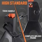 TONDA Jack Stands 3 Ton, Extra Tall Heavy Duty Car Jack Stand, 13.39-21.06 inch Adjustable Height for SUV, MPV and UTV/ATV, Black, 1 Pair