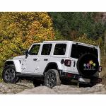 MIYASANG Tropical Palm Trees Spare Tire Cover Beach Colorful Neon Trees Creative Design Summer Black Weatherproof Universal Wheel Protectors Camper Tire Covers for Trailer Rv Travel(17 inch)