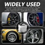 4PCS Extra-Large Tire Covers,Tear-Resistant LDPE Plastic Tire Bags for Storage & Transport Car Tires Wheel,Waterproof Dustproof Tire Storage Bag Car Accessories for Most Vehicles (4PCS)