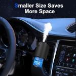 Car Air Freshener, Smart Car Air Freshener, Diffuser Suitable for Vent Clips, Auto On/Off, Three Adjustable Modes, 5 Scents, 10 Refill Bottles (2Pack)