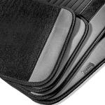 FH Group Universal Fit Premium Carpet Automotive Floor Mats fits most Cars, SUVs, and Trucks with Driver Heel Pad, Full Set Gray