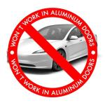 HRX Car Door Dent Protector for Non-Aluminum Cars Doors - 4 Doors Pack - Removable Soft Cushion Magnetic Door Guards - Door Ding Bumper and Scratch Protector - Prevents Dents, Scratches & Dings