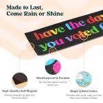 Yoppix 10PCS Funny Car Bumper Magnet, Student Driver Magnet Prank Magnetic Sticker for Car Truck Metal, Hot Girls Hit Curbs New Driver Please Be Patient Waterproof Reusable