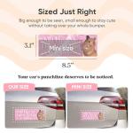 Yoppix 10PCS Funny Car Bumper Magnet, Student Driver Magnet Prank Magnetic Sticker for Car Truck Metal, Hot Girls Hit Curbs New Driver Please Be Patient Waterproof Reusable