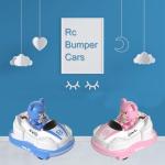 Lktagrs RC Bumper Cars Set of 2 for Toddlers, Ejecting Remote Control Cars with Water Spray, Lights Music, Fun Battle Toys for Kids