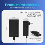 6V Battery Charger for Ride on Toys Bumper Car, 6 Volt Battery Charger for Kidzone, Flybar, Best Choice Products Bumper Ride on Car Kids Universal Replacement Power Supply