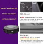 Rosefray Seasonal Tire Totes, Spare Tire Cover, Portable Winter Wheel, Handle for Easy Transportation, Fits Tires Tire Diameters 21” to 31.5”, Set of 4 Bags Gray