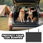 Zpana Large Bumper Guard for Cars, 38 x 25 Inch Foldable Vehicle Rear Bumper Cargo Protector Mat Prevent Scratches During Loading & Unloading, Auto Trunk Pad, Universal for SUV Van Truck