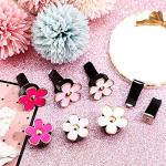 Frienda 6 Pcs Daisy Flower Air Vent Clip Accessories Air Conditioning Outlet Clip Car Air Freshener Dashboard Accessories Charm Car Inter Decor(3 cm, 3.3 cm,Red, Pink, White)