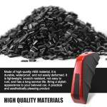 Prywog 4 PCS Car Lower Bumper Lip Diffuser, 4.9" x 2.5" Spoiler Fin Protector, Vehicle Rear Splitter Lip Wing, Universal for Most Cars (Red & Black)