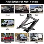 IMAYCC Scissor Lift Jack, Compact Car Jack Kit for Auto SUV, RV, MPV with Smart Ratchet Design, Heavy Duty Tire Changing Kit Lifting 2 Ton (4409 lbs) Tire Jack.