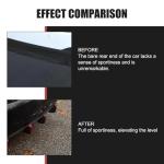 Prywog 4 PCS Car Lower Bumper Lip Diffuser, 4.9" x 2.5" Spoiler Fin Protector, Vehicle Rear Splitter Lip Wing, Universal for Most Cars (Red & Black)