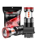 Torchbeam 3157 3156 LED Bulbs Red for Strobe Brake Lights Tail Lights, Super Brilliant 3056 3057 3047 4057 4157 LED Bulbs for Stop Lights, Parking Lights, Red LED Car Bulbs, Canbus-Free