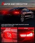 Torchbeam 3157 3156 LED Bulbs Red for Strobe Brake Lights Tail Lights, Super Brilliant 3056 3057 3047 4057 4157 LED Bulbs for Stop Lights, Parking Lights, Red LED Car Bulbs, Canbus-Free