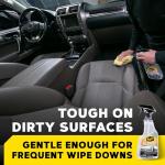 Meguiar's All Surface Interior Cleaner - All Purpose Interior Cleaner Quickly and Safely Cleans All Your Surfaces and Leaves Behind a Pleasant Scent, 16oz