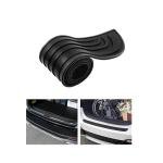 Car Rear Bumper Protector Guard,Rubber Car Rear Bumper Guard with Strong Adhesive for Protecting Trunk,Universal C-ar Accessories Exterior (Black)
