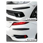 2PCS Bumper Guards for Cars Protector,Anti-Scratch Car Bumper Protector for Front and Rear Bumper Protection,Universal Automotive Exterior Accessories Rear Bumper Guard for Most Cars