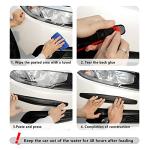 2PCS Bumper Guards for Cars Protector,Anti-Scratch Car Bumper Protector for Front and Rear Bumper Protection,Universal Automotive Exterior Accessories Rear Bumper Guard for Most Cars