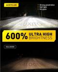 AUXITO H11 H8 H16 LED Fog Light Bulbs, 600% Brightness 6500K Cool White Driving Fog lights, 1:1 Mini Size Front Fog Lamps, Non-polarity, Play and Plug (Pack of 2)