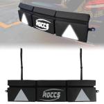 Thickest Rear Bumper Protector for Cars with Safety Reflector, Bumper Guard for Car – Heavy-Duty Protection & Safety, 47.2"x11.8"x1.7" Black