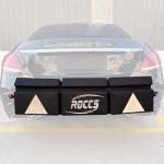 Thickest Rear Bumper Protector for Cars with Safety Reflector, Bumper Guard for Car – Heavy-Duty Protection & Safety, 47.2"x11.8"x1.7" Black