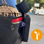 Thickest Rear Bumper Protector for Cars with Safety Reflector, Bumper Guard for Car – Heavy-Duty Protection & Safety, 47.2"x11.8"x1.7" Black