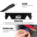 Thickest Rear Bumper Protector for Cars with Safety Reflector, Bumper Guard for Car – Heavy-Duty Protection & Safety, 47.2"x11.8"x1.7" Black